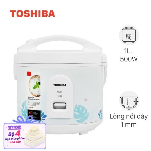 Nồi cơm nắp gài Toshiba 1 lít RC-10JH2PV(B)