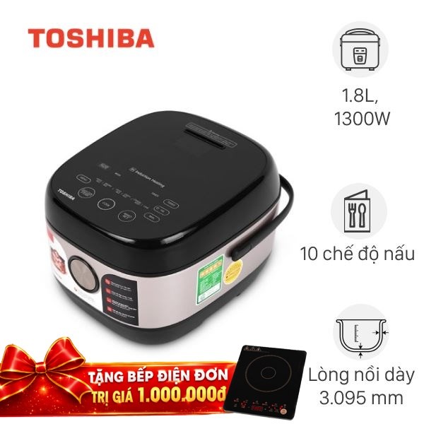 Nồi cơm điện cao tần Toshiba 1.8 lít RC-18IX1PV