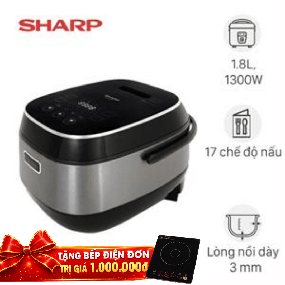 Nồi cơm điện cao tần Sharp 1.8 lít KS-IH191V-BK