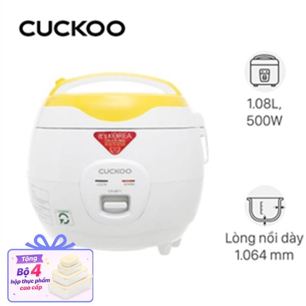 Nồi cơm nắp gài Cuckoo 1.08 lít CR-0671