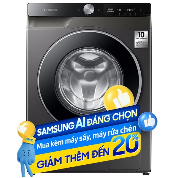 Máy giặt Samsung AI Inverter 10 kg WW10T634DLX/SV