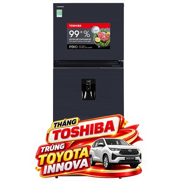 Tủ lạnh Toshiba Inverter 407 lít GR-RT535WE-PMV(06)-MG
