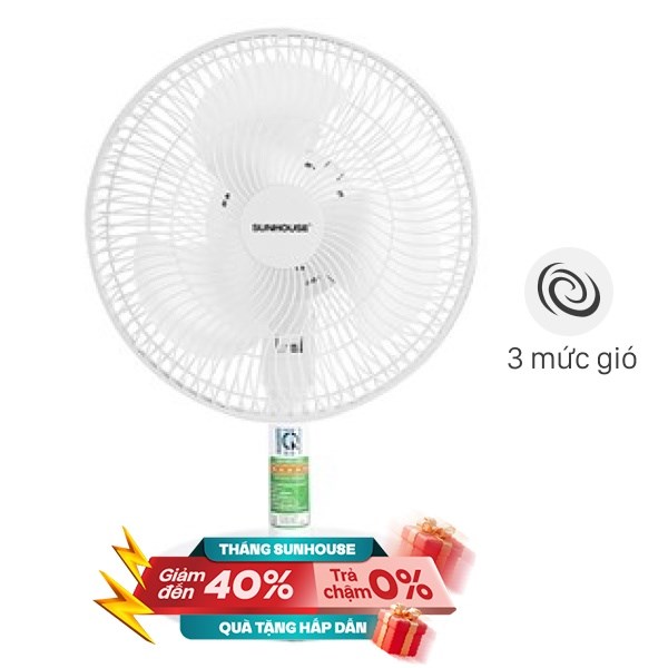 Quạt sạc điện Sunhouse  3 cánh SHD7115 15W