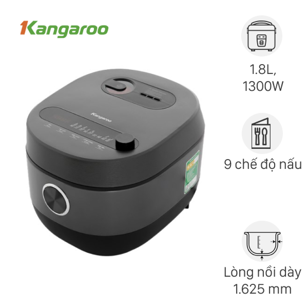 Nồi cơm điện cao tần Kangaroo 1.8 lít KG18RIH2