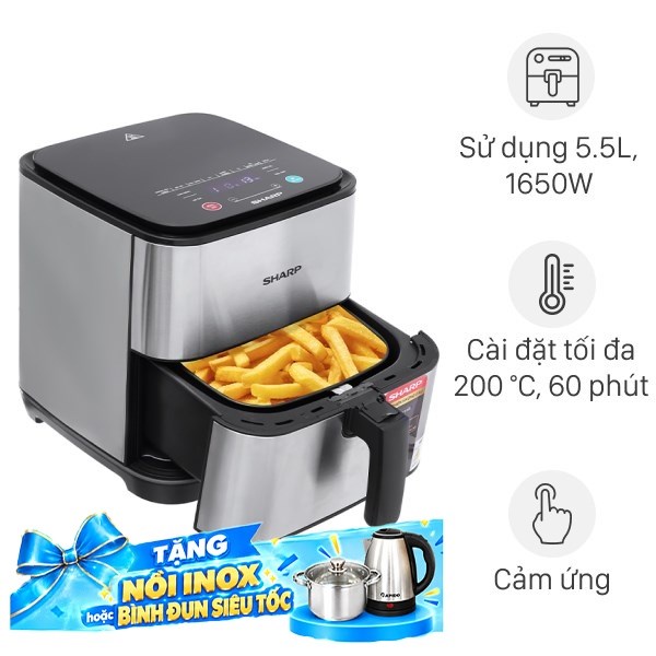 Nồi chiên không dầu Sharp 7 lít KF-AF70EV-ST