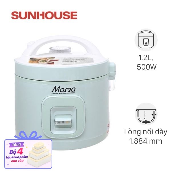 Nồi cơm nắp gài Sunhouse 1.2 lít SHD8265B