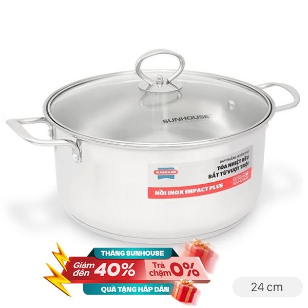 Nồi inox 5 đáy Sunhouse SHG788-24