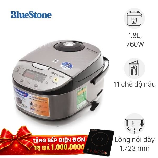 Nồi cơm điện tử BlueStone 1.8 lít RCB-5938