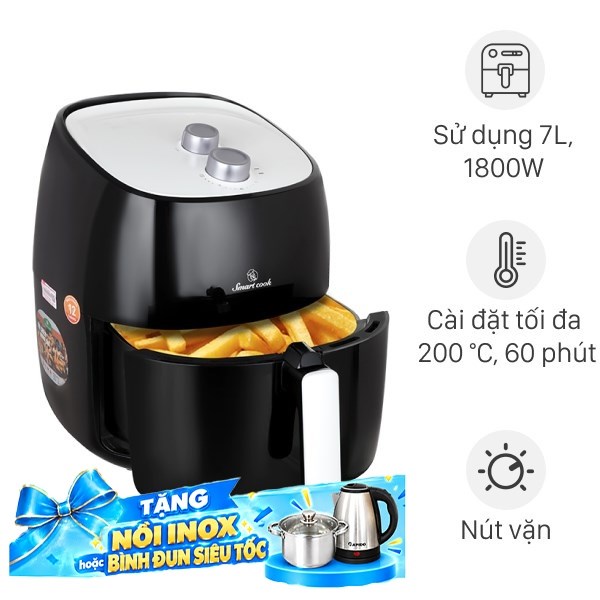 Nồi chiên không dầu Smartcook 7 lít AFS-3941