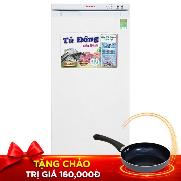 Tủ đông Sanaky  150 lít TD.VH180VD