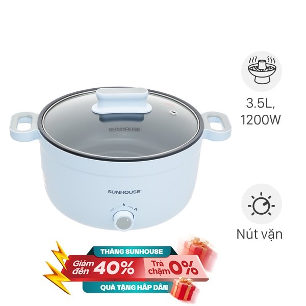 Nồi lẩu đa năng Sunhouse SHD4528 3.5 lít