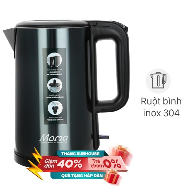 Bình đun siêu tốc Sunhouse Mama 1.8 lít SHD1389