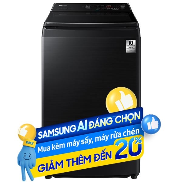 Máy giặt Samsung Inverter 14 kg WA14CG5886BVSV