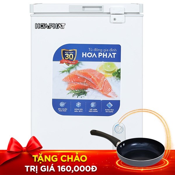 Tủ đông mini Hoà Phát  107 lít AN6107