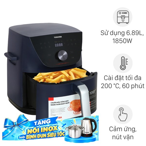 Nồi chiên không dầu Toshiba 7.4 lít AF-74CS2SRVN(B)