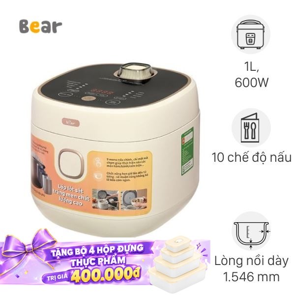 Nồi cơm điện tử Bear 1 lít DFB-C30D1