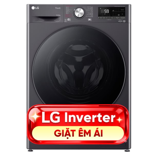 Máy giặt sấy LG Inverter giặt 10 kg - sấy 6 kg FV1410D4M1