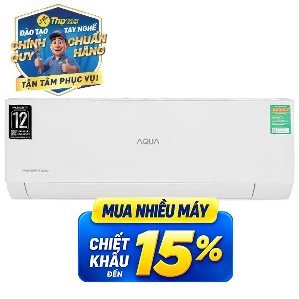 Điều hòa AQUA Inverter 9000 BTU AQA-RV10QA2