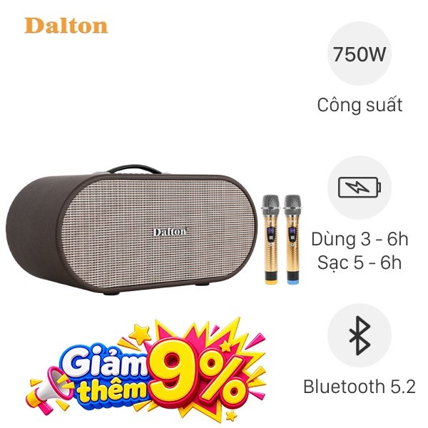Loa karaoke xách tay Dalton K220C