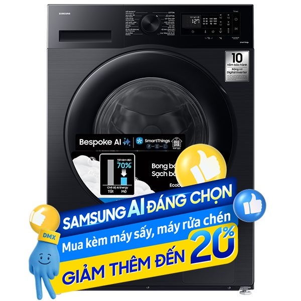 Máy giặt Samsung Inverter 12 kg WW12CGC04DABSV