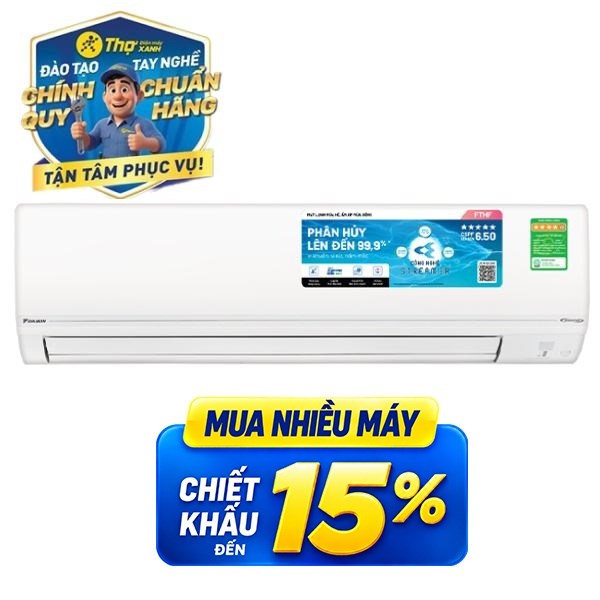 Máy lạnh 2 chiều Daikin Inverter 2.5 HP FTHF60VAVMV