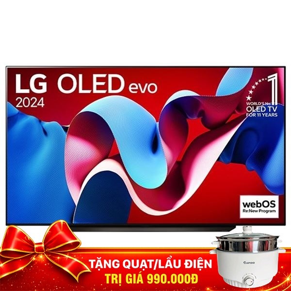 Smart Tivi OLED LG AI 4K 83 inch OLED83C4PSA