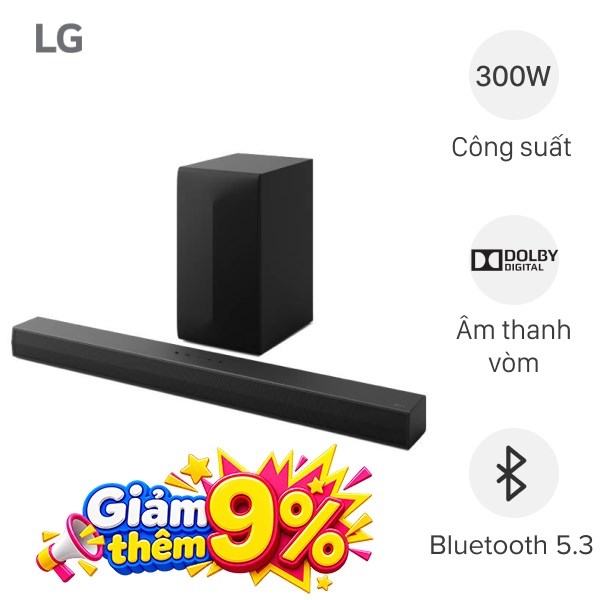 Bộ loa thanh LG S40T