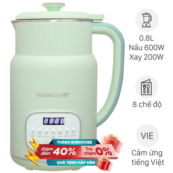 Máy làm sữa hạt đa năng Sunhouse SHD5260