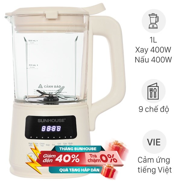 Máy làm sữa hạt đa năng Sunhouse SHD5261
