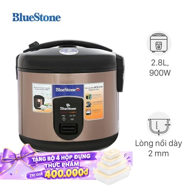 Nồi cơm nắp gài BlueStone 2.8 lít RCB-5538