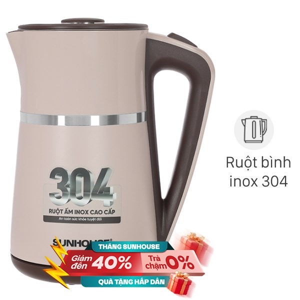 Bình đun siêu tốc Sunhouse 1.7 lít SHD1360