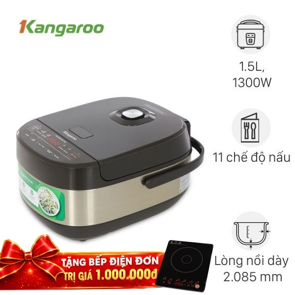 Nồi cơm điện cao tần Kangaroo 1.5 lít KG15RIH1