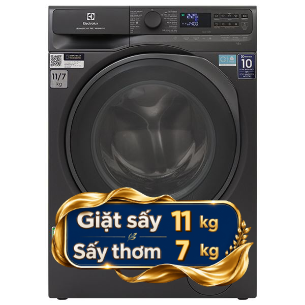 Máy giặt sấy Electrolux UltimateCare 700 Inverter giặt 11 kg - sấy 7 kg EWW1143R7SC