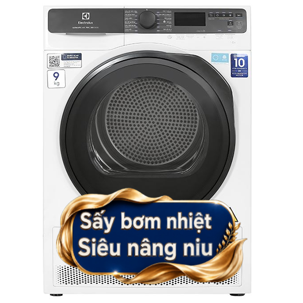 Máy sấy bơm nhiệt Electrolux UltimateCare 9 kg EDH903R7WC