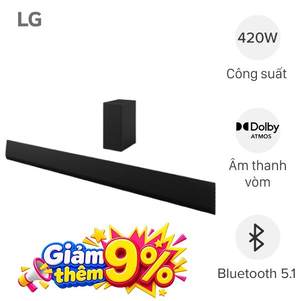 Bộ loa thanh LG SG10TY