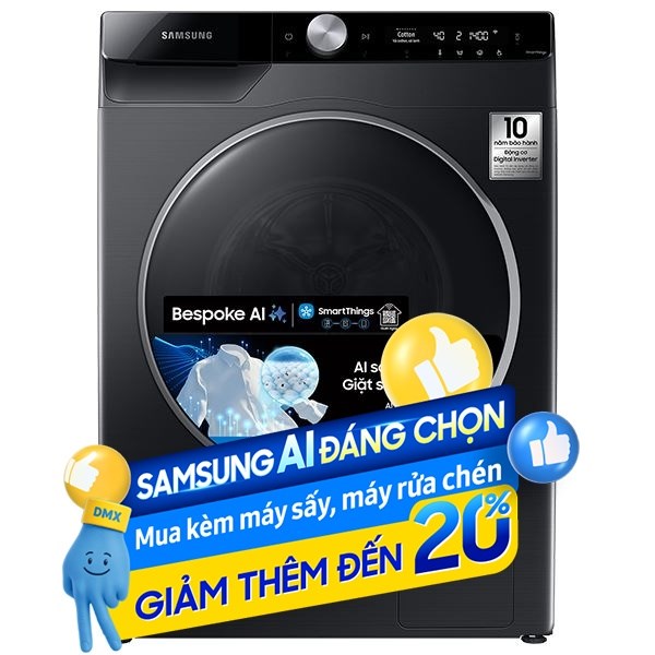 Samsung Inverter 12 Kg WW12CGP44DSBSV
