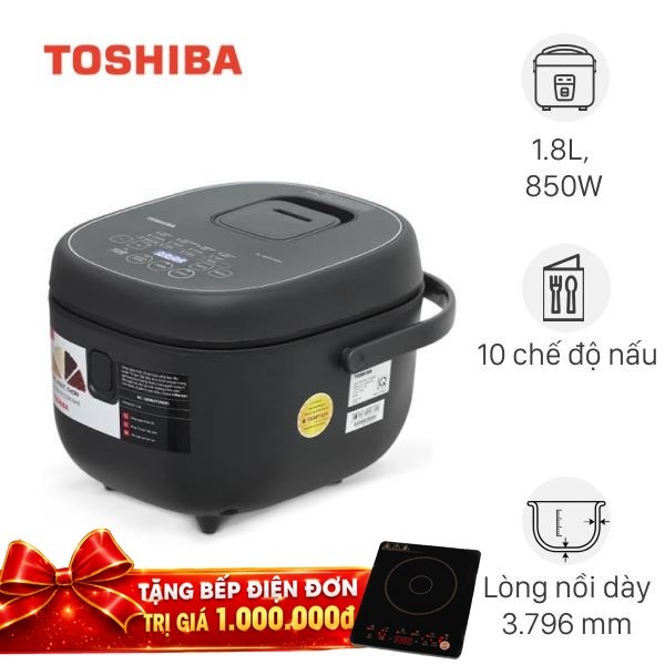 Nồi cơm điện tử Toshiba 1.8 lít RC-18DR4TVN(H)