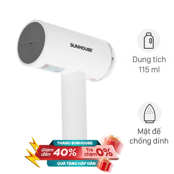 Bàn ủi hơi nước cầm tay Sunhouse SHD2176 1000W