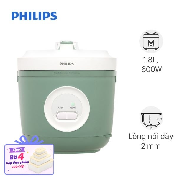 Nồi cơm nắp gài Philips 1.8 lít HD3212/32