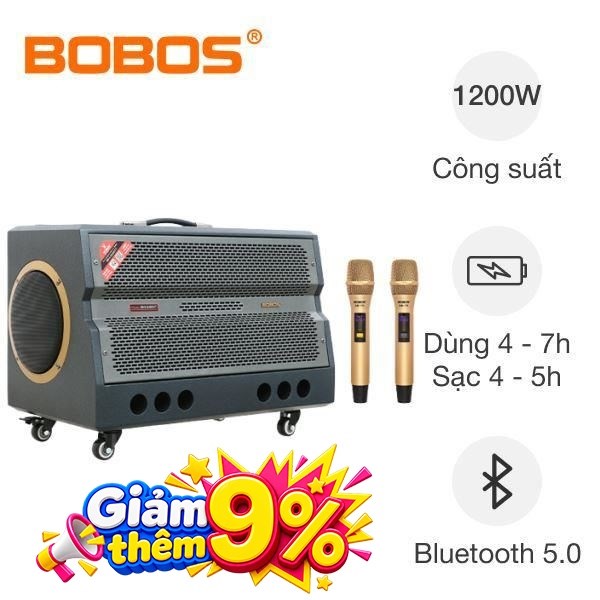Loa karaoke xách tay BOBOS BM-348XT