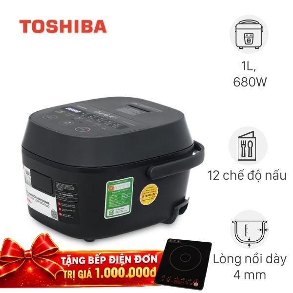 Nồi cơm điện tử Toshiba 1 lít RC-10DR5UVN(H)