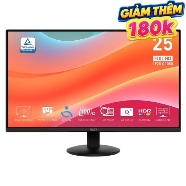 MSI PRO 24.5 inch Full HD MP252L