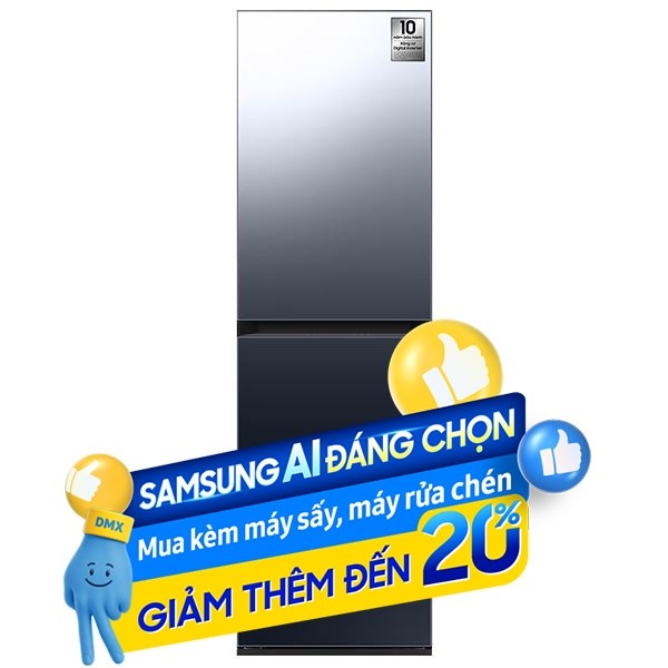 Tủ chăm sóc quần áo thông minh Samsung Inverter 5 móc DF24CB9900CRSV