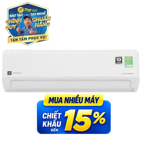 Máy lạnh Sharp Inverter 1 HP AH-XP10CHW
