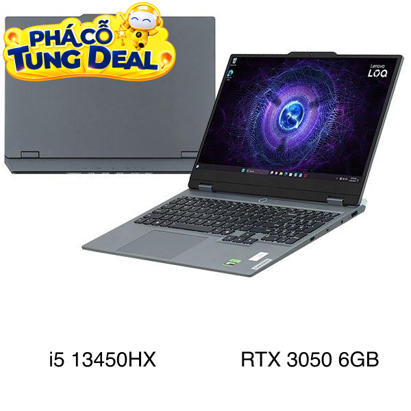 Laptop Lenovo Gaming LOQ 15IRX9 i5 13450HX/16GB/512GB/6GB RTX3050/144Hz/Win11 (83DV003CVN)