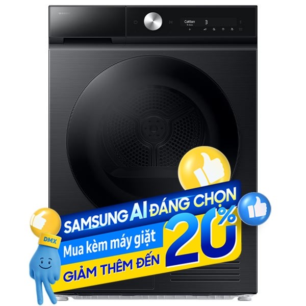 Máy sấy bơm nhiệt Samsung 10 Kg DV10BB9440GBSV