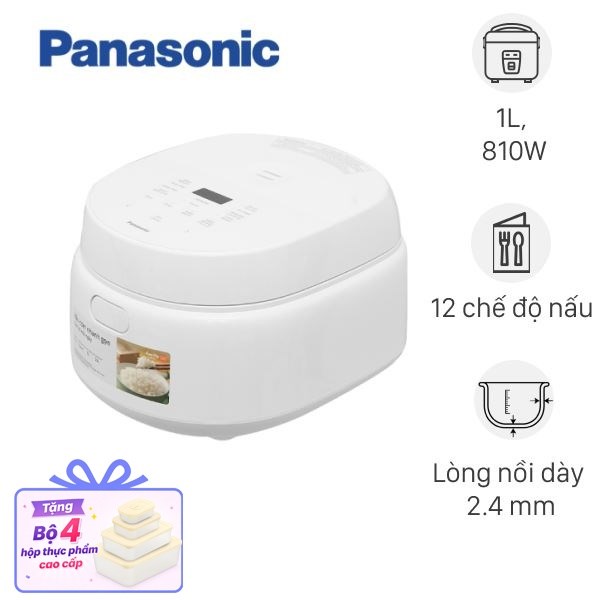 Nồi cơm điện tử Panasonic 1 lít SR-DL104WRA