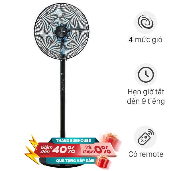Quạt đứng Sunhouse  8 cánh SHD7346 60W