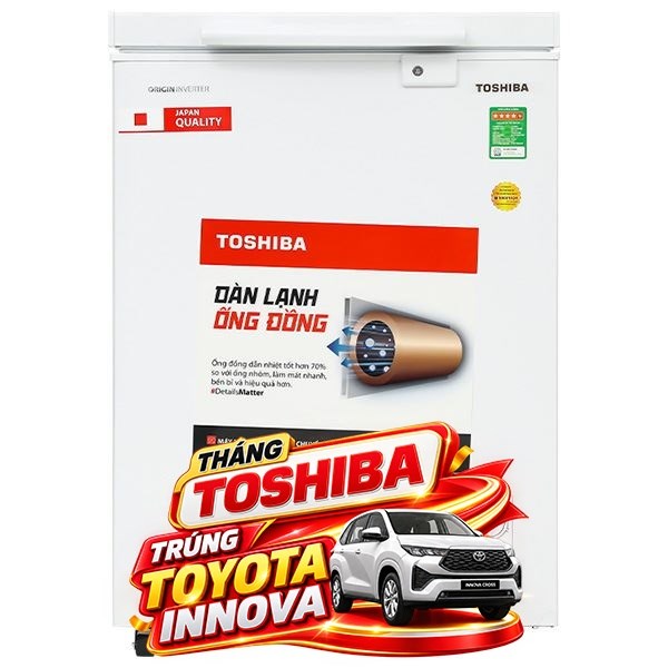Tủ đông Toshiba Inverter 143 lít GR-RC185CM-PMV(01)