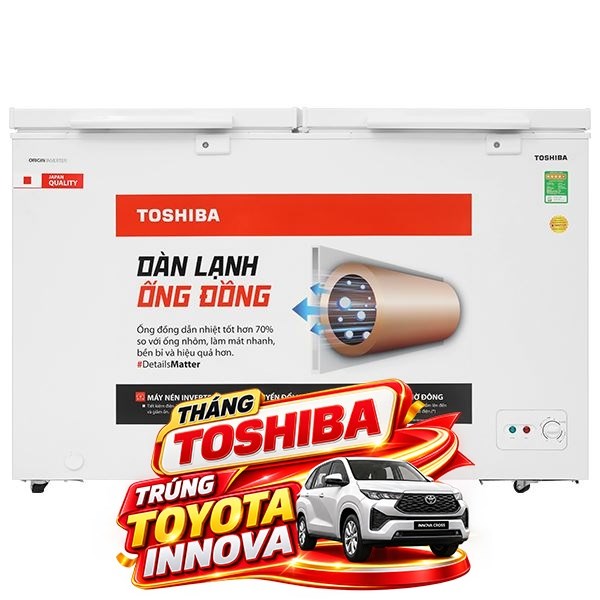 Tủ đông Toshiba Inverter 362 lít GR-RC470CM-PMV(01)